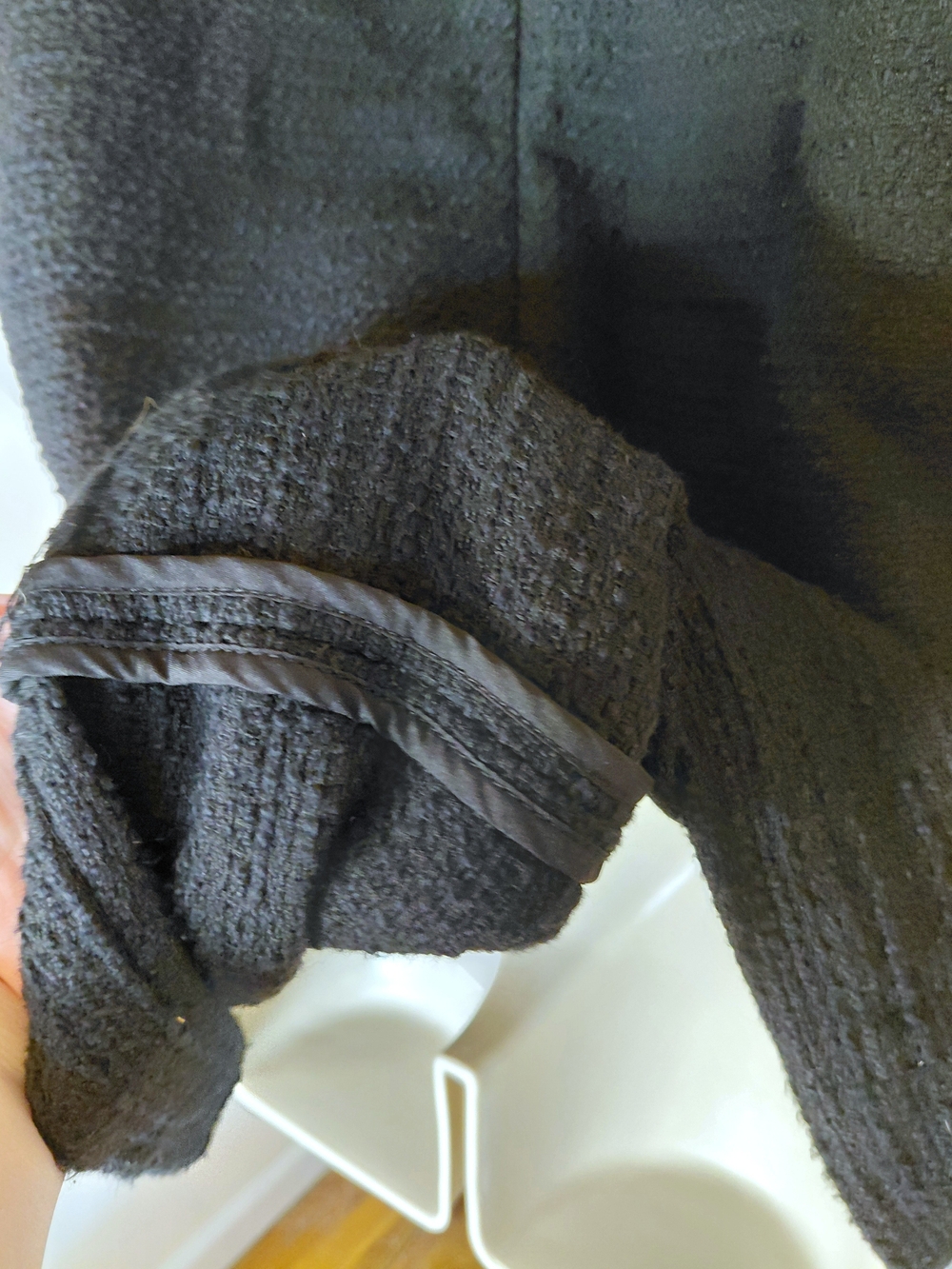 Chic Luxury Style H&M Black Tweed Bouclé Jacket. Size Med/large. See Description - Picture 12 of 16